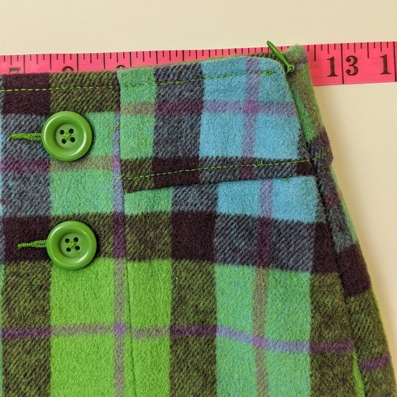 Gap Kids Green Plaid Skirt Size 8 - Picture 12 of 12